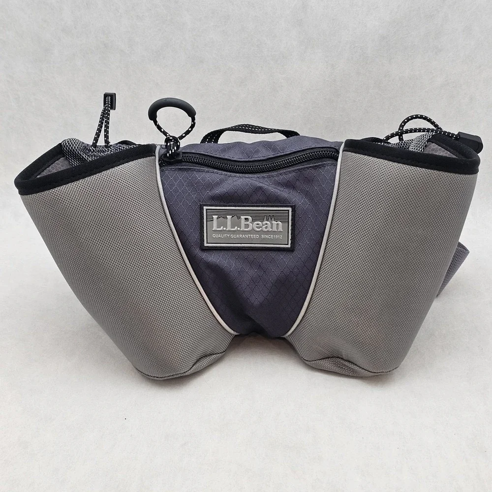 NWT L.L. Bean Multi Sport Fanny Pack 2 Bottle Holder Camping Hiking Waist Bag